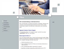 Tablet Screenshot of lernsoftware-filius.de